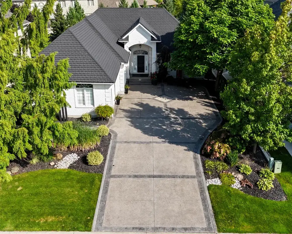 Large concrete driveway project